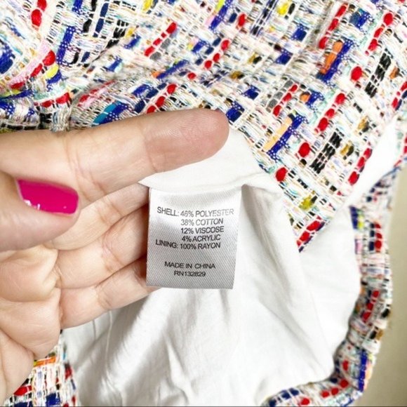 Song of Style Elmo Jacket Top in Rainbow Multi - Picture 9 of 12